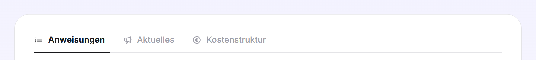 Die Reiter Anweisungen, Aktuelles und Kostenstruktur